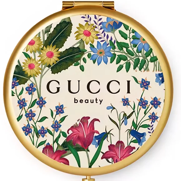Gucci Flora Compact Mirror with Elegant Design - Picture 2 of 4